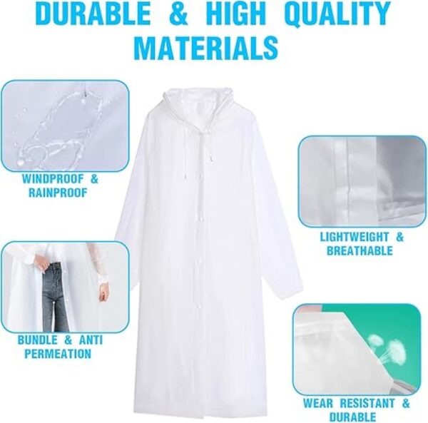 Ultra Premium EVA Reusable Raincoat | Travel & Outdoor Rain Protection