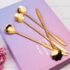Premium 4-Piece Golden Spoon Set