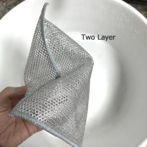 Premium Double Layer Steel Dish Cleaning Cloth