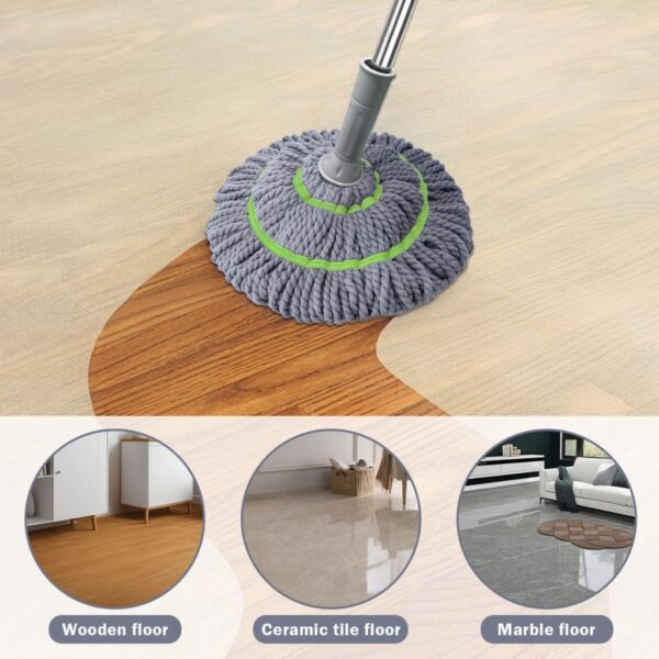 Premium Microfiber Twist Mop