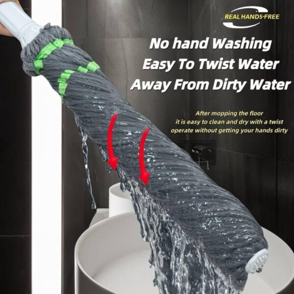 Premium Microfiber Twist Mop